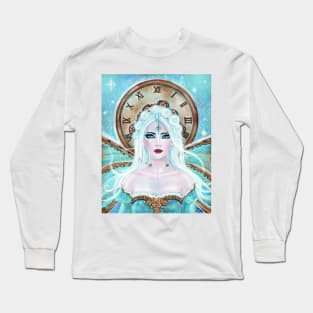 Steampunk Fairy art by Renee Lavoie Long Sleeve T-Shirt